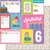 Scrapbook Customs - Birthday Girl Collection - 12 x 12 Double Sided Paper - 6th - Journal