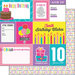 Scrapbook Customs - Birthday Girl Collection - 12 x 12 Double Sided Paper - 10th - Journal