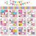Scrapbook Customs - Birthday Girl Collection - 12 x 12 Paper Pack - 1st through 12th Birthday