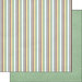 Scrapbook Customs - Outdoor Adventure Collection - 12 x 12 Double Sided Paper - Stripes