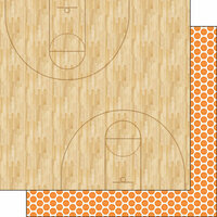 Scrapbook Customs - Basketball Life Collection - 12 x 12 Double Sided Paper - Basketball Life 6