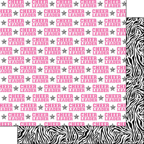 Scrapbook Customs - Cheer Life Collection - 12 x 12 Double Sided Paper - Cheer Life 4