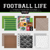 Scrapbook Customs - Football Life Collection - 12 x 12 Paper Pack