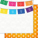 Scrapbook Customs - Day of the Dead Collection - 12 x 12 Double Sided Paper - Skull Banner