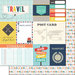 Scrapbook Customs - Travel Memories Collection - 12 x 12 Double Sided Paper - Journal