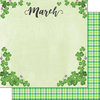 Scrapbook Customs - 12 x 12 Double Sided Paper - March Memories