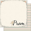 Scrapbook Customs - School Dance Collection - 12 x 12 Double Sided Paper - Perfect Prom