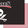 Scrapbook Customs - Inspired By Collection - 12 x 12 Double Sided Paper - Pirates - Right