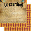 Scrapbook Customs - Wizarding World Collection - 12 x 12 Double Sided Paper - Left