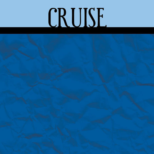 Scrapbook Customs - Cruise Collection - 12 x 12 Paper - Ocean