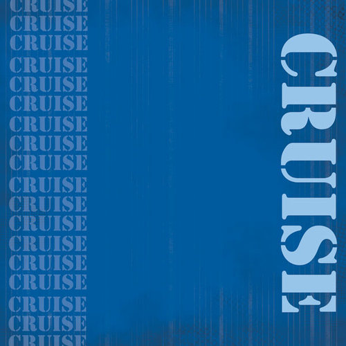 Scrapbook Customs - Cruise Collection - 12 x 12 Paper - On Right