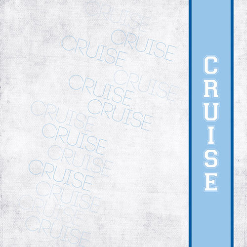 Scrapbook Customs - Cruise Collection - 12 x 12 Paper - Linen Companion