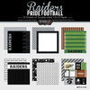 Scrapbook Customs - Football Collection - 12 x 12 Collection Kit - Raiders Pride
