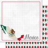Scrapbook Customs - Adventure Collection - 12 x 12 Double Sided Paper - Mexico Border