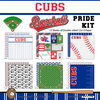 Scrapbook Customs - Baseball Collection - 12 x 12 Paper Pack - Cubs Pride