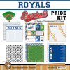 Scrapbook Customs - Baseball Collection - 12 x 12 Paper Pack - Royals Pride