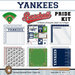 Scrapbook Customs - Baseball Collection - 12 x 12 Paper Pack - Yankees Pride