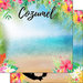 Scrapbook Customs - World Collection - 12 x 12 Double Sided Paper - Cozumel Getaway