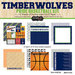 Scrapbook Customs - Basketball - 12 x 12 Paper Pack - Timberwolves Pride