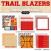 Scrapbook Customs - Basketball - 12 x 12 Paper Pack - Trail Blazers Pride