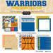 Scrapbook Customs - Basketball - 12 x 12 Paper Pack - Warriors Pride
