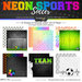 Scrapbook Customs - Neon Sports Collection - Soccer - 12 x 12 Paper Pack