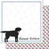 Scrapbook Customs - Puppy Love Collection - 12 x 12 Double Sided Paper - Breed - Labrador