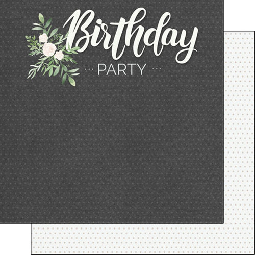 Scrapbook Customs - Her Birthday Collection - 12 x 12 Double Sided Paper - Party