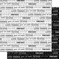 Scrapbook Customs - Sports Pride Collection - 12 x 12 Double Sided Paper - Tennis 2