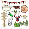 Scrapbook Customs - United States National Parks Collection - 12 x 12 Single Sided Paper - Camping Elements Set 02