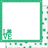 Scrapbook Customs - 4-H Collection - 12 x 12 Double Sided Paper - Love