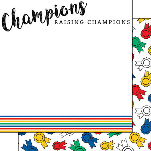 Scrapbook Customs - FFA Collection - 12 x 12 Double Sided Paper - Farm Champions