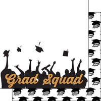 Scrapbook Customs - Graduation Collection - 12 x 12 Double Sided Paper - Grad Squad