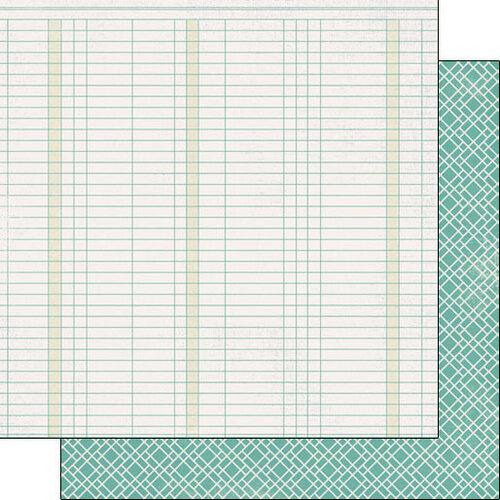 Scrapbook Customs - Covid-19 Collection - 12 x 12 Double Sided Paper - Graph