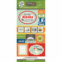 Scrapbook Customs - Vintage Label Collection - Vintage Paper Cut Outs - Alaska