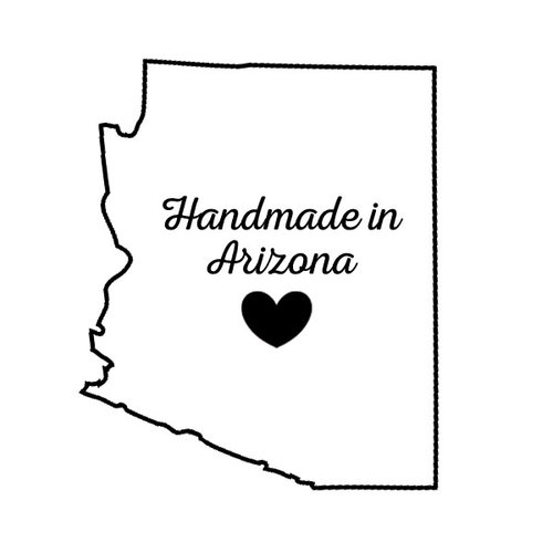 Scrapbook Customs - State Sightseeing Collection - Rubber Stamp - Handmade In - Arizona