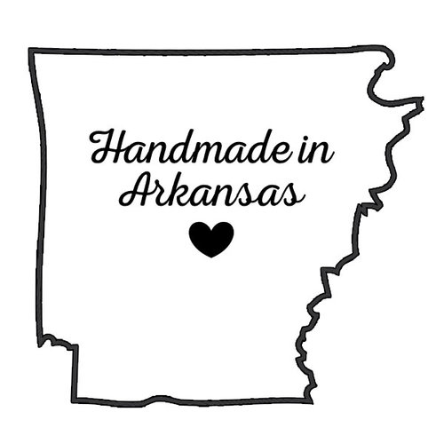 Scrapbook Customs - State Sightseeing Collection - Rubber Stamp - Handmade In - Arkansas