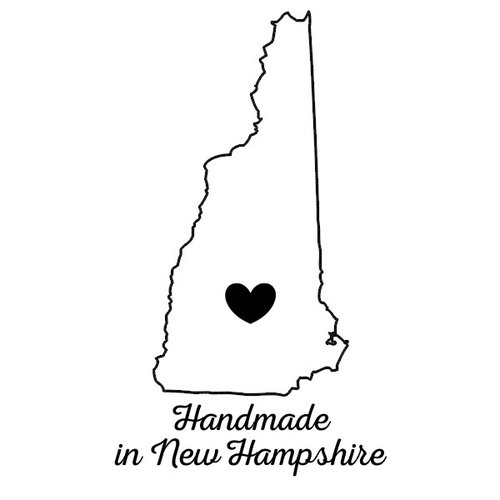 Scrapbook Customs - State Sightseeing Collection - Rubber Stamp - Handmade In - New Hampshire