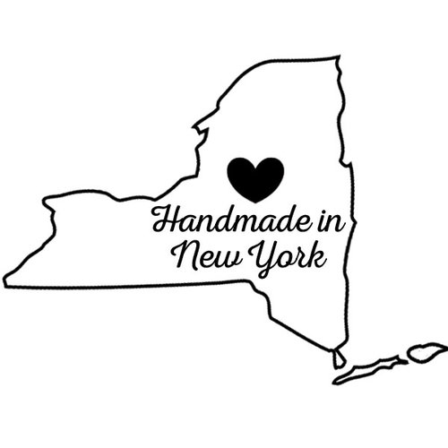 Scrapbook Customs - State Sightseeing Collection - Rubber Stamp - Handmade In - New York