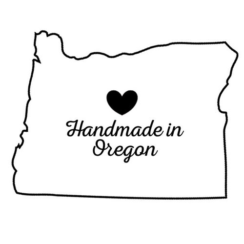 Scrapbook Customs - State Sightseeing Collection - Rubber Stamp - Handmade In - Oregon