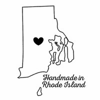 Scrapbook Customs - State Sightseeing Collection - Rubber Stamp - Handmade In - Rhode Island