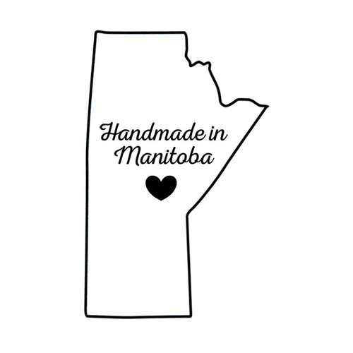 Scrapbook Customs - Canadian Provinces Sightseeing Collection - Rubber Stamp - Handmade In - Manitoba
