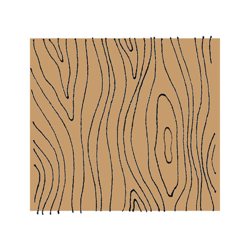 Scrapbook Customs - Rubber Stamp - Wood Background