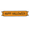 Scrapbook Customs - Rubber Stamp - Happy Halloween Banner