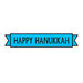 Scrapbook Customs - Rubber Stamp - Happy Hanukkah Banner