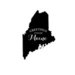 Scrapbook Customs - State Sightseeing Collection - Rubber Stamp - Greetings - Maine