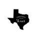 Scrapbook Customs - State Sightseeing Collection - Rubber Stamp - Greetings - Texas