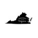 Scrapbook Customs - State Sightseeing Collection - Rubber Stamp - Greetings - Virginia
