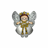 Scrapbook Customs - Rubber Stamp - Nativity Angel