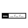 Scrapbook Customs - Rubber Stamp - Date